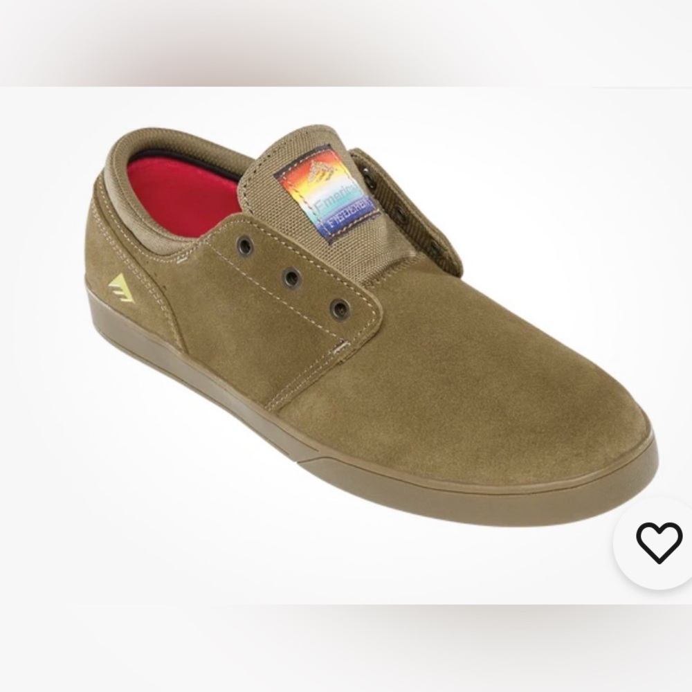 Emerica. Figuerba Brown Suede Sneakers